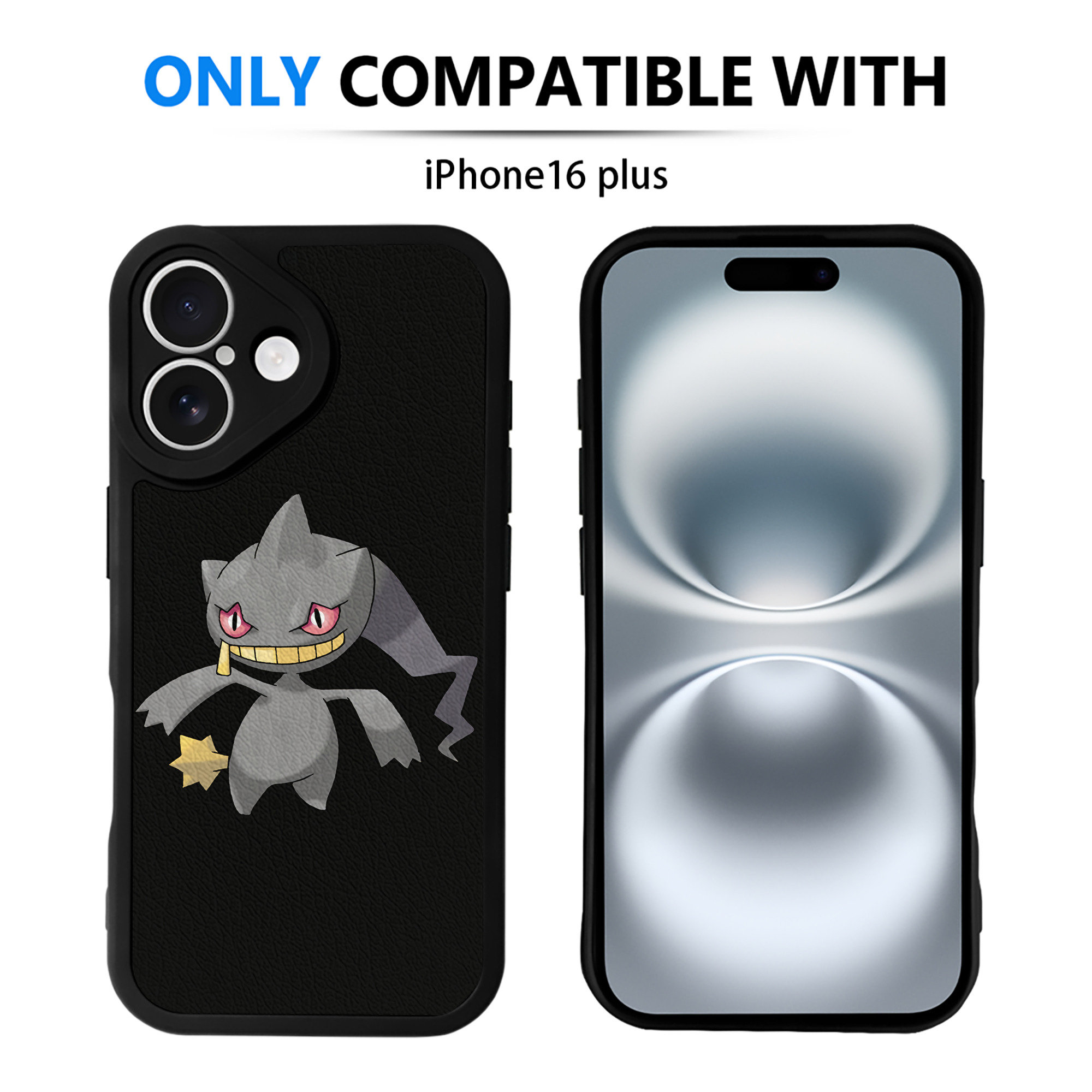 （画像用） ポケットモンスター Pokémon 【iPhone 16シリーズ対応】シリコンスマホケース（レザー調） 材質：シリコン